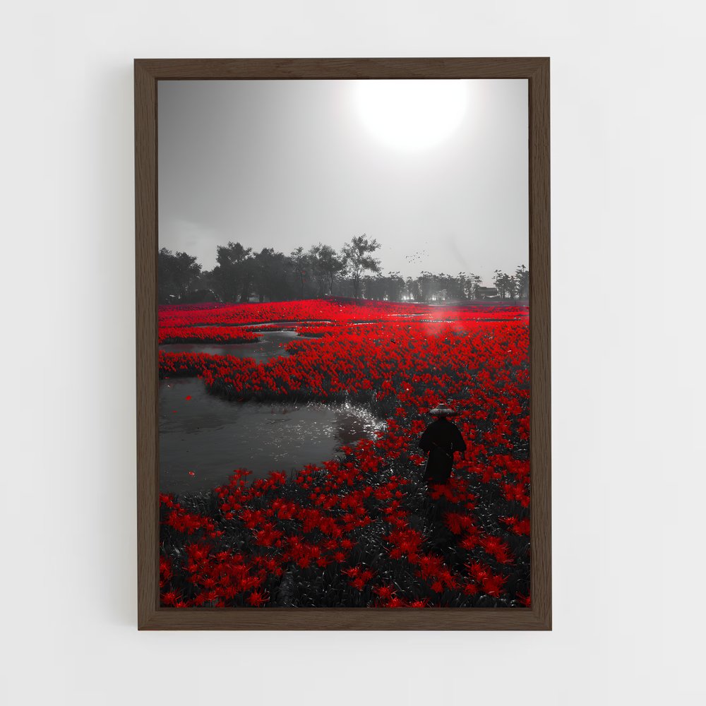 Poster L'Écho des Fleurs – affiche Ghost of tsushima (vue 5)